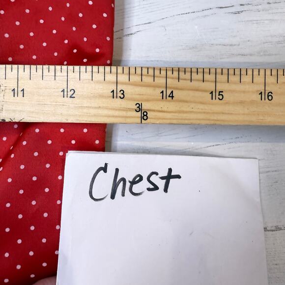 VTG Gunne Sax red polka dot Women dress size 1 retro romantic prom coquette gala - Picture 4 of 14